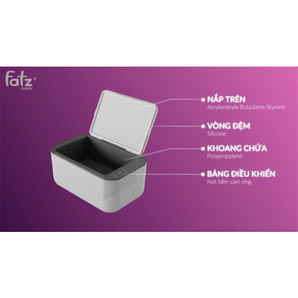 Máy ủ ấm khăn giấy ướt Fatz.baby Warm 1 – FB7200MX - Bảo hành 1 năm
