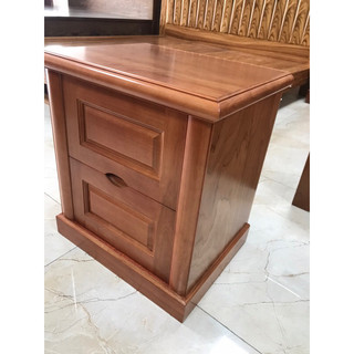 Táp đầu giường gỗ tự nhiên 2 ngăn kéo -tủ đầu giường gỗ xoan đào