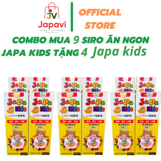 Combo mua 9 Tặng 4 Japa kids kích thích ăn ngon,tăng chiều cao cho bé.