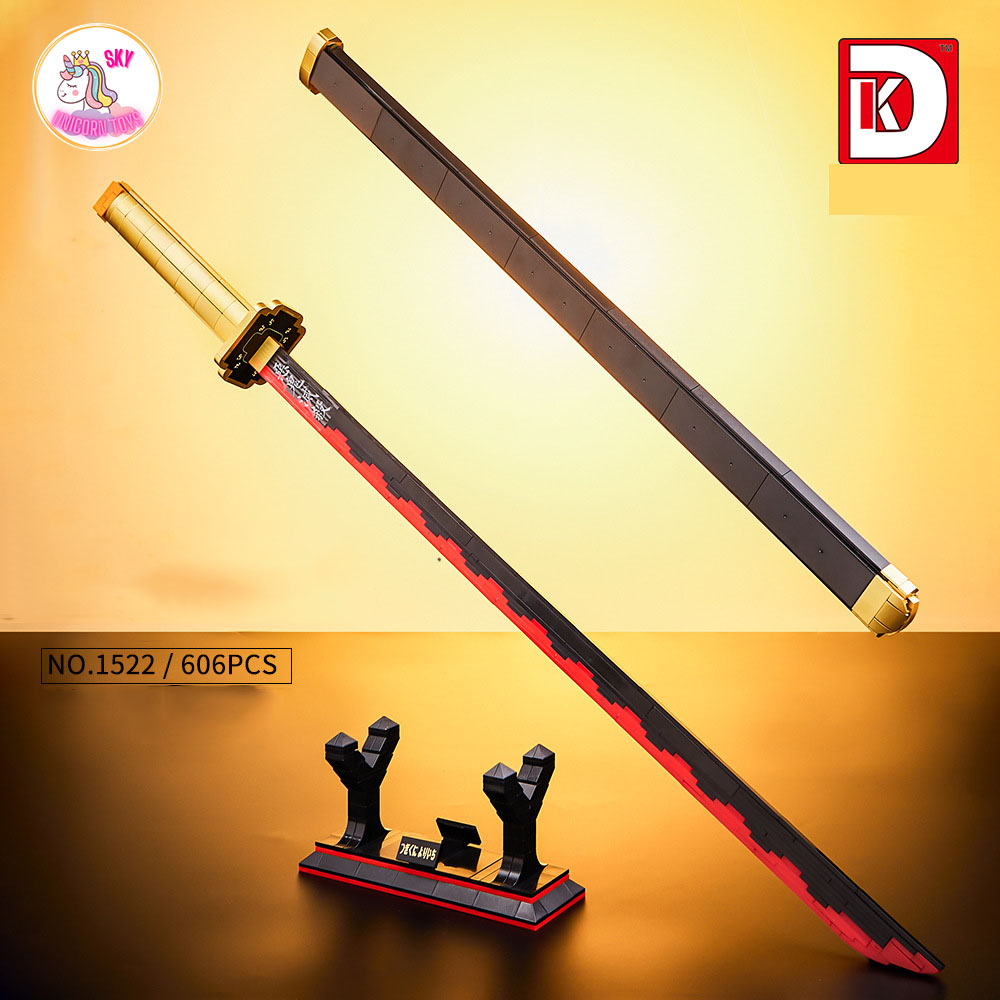 Đồ Chơi Lắp Ráp  Mô Hình Thanh Gươm Diệt Quỷ Của Huyền Thoại Kiếm Sĩ  Yoriichi Trong Demon Slayer DK1522