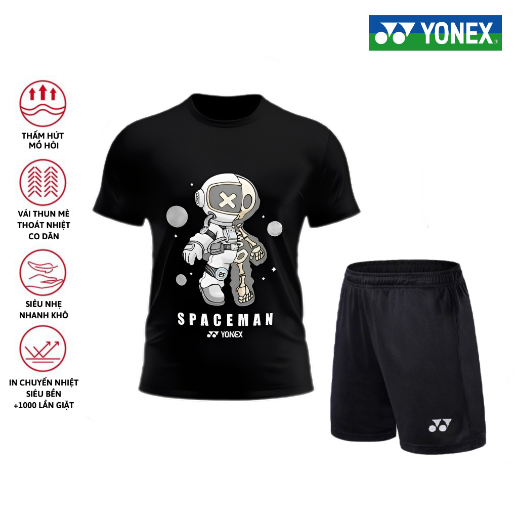 Áo cầu lông, quần cầu lông Yonex chuyên nghiệp mới nhất sử dụng tập luyện và thi đấu cầu lông M3S73