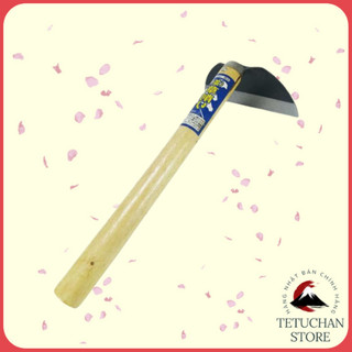Cuốc đất xới gốc cây Echo Metal Nhật Bản chất liệu sắt có độ cứng cao, tay cầm thuận tiện