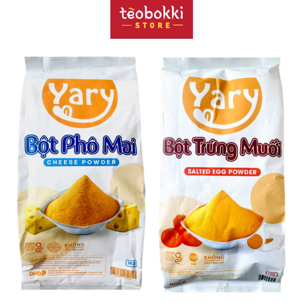 Bột phô mai, bột trứng muối Yary 500g, 1kg