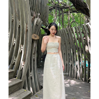 𝐌𝐚𝐯𝐞𝐧 𝐓𝐨𝐩 - Áo Cúp Ngực Linen Tưng ( ảnh chính chủ )