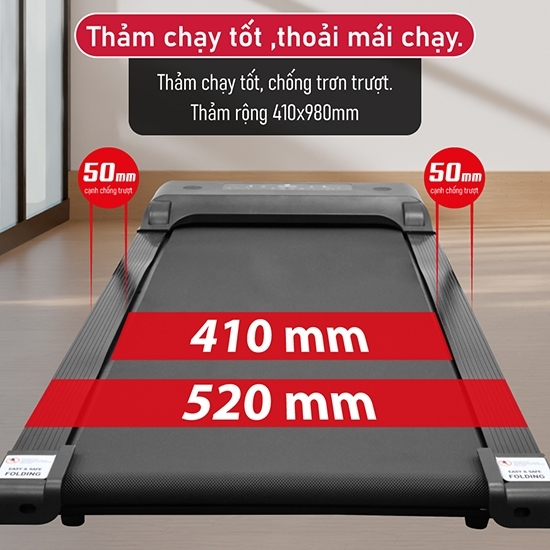 Professionall.gym19-Máy chạy bộ trong nhà máy đi bộ gia dụng băng chạy chống rung EVA