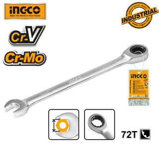 Cờ lê miệng vòng 2 chiều tư động Ingco