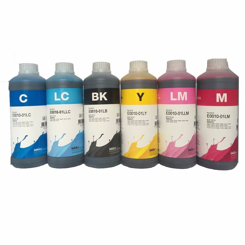 Mực dye inktec 1 lít cho máy in Epson,Canon,HP hệ 4 màu, 6 màu