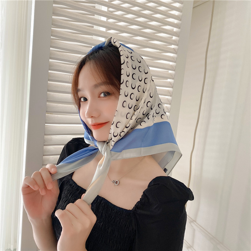 Khăn lụa vuông nhiều hgoaj tiết đa dạng thanh lịch kích thước 70x70cm Thy Thy store