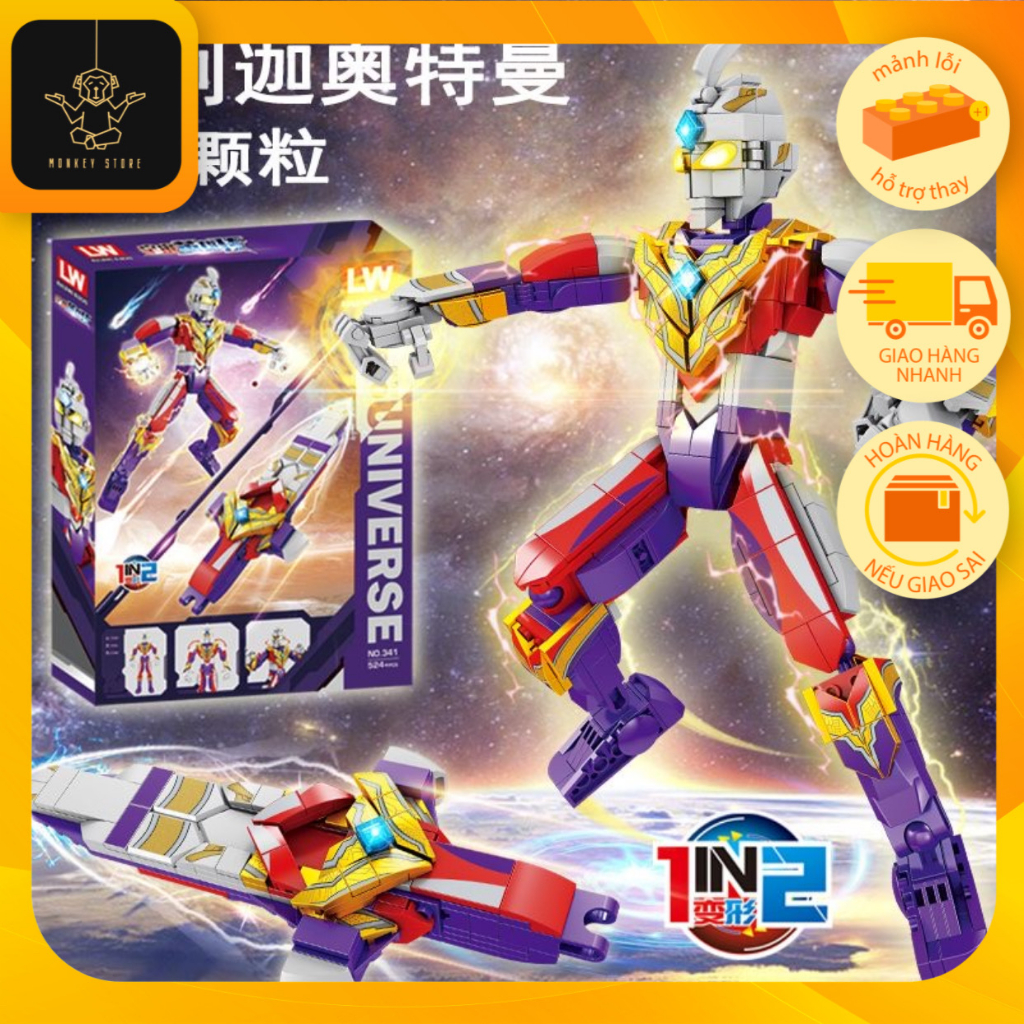 Mô hình lắp ráp siêu nhân điện quang Ultraman