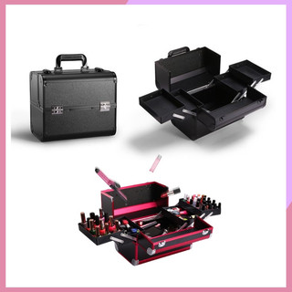 Cốp đựng đồ nail, make up 2, 3 tầng họa tiết sang trọng