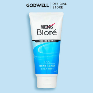 [BIORE] Sữa rửa mặt cho nam sảng khoái mát lạnh Biore Men'S Facial Foam Cool 100g