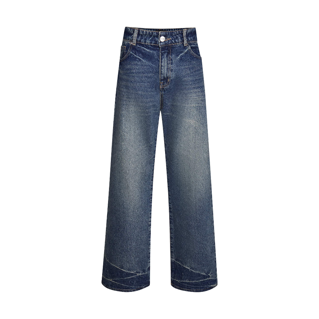 VINTAGE WASHED STRAIGHT JEANS