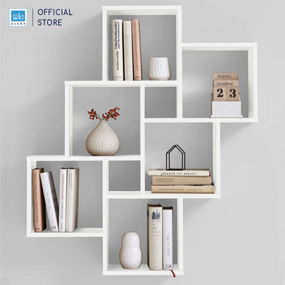 Kệ Gỗ Treo Tường Trang Trí Cube Thương Hiệu SIB Decor KT203