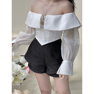 Quần tafta hoa nổi hai tầng LalaCrush