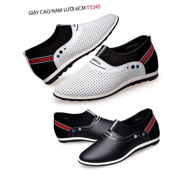 GIÀY CAO NAM LƯỜI 6CM TT245