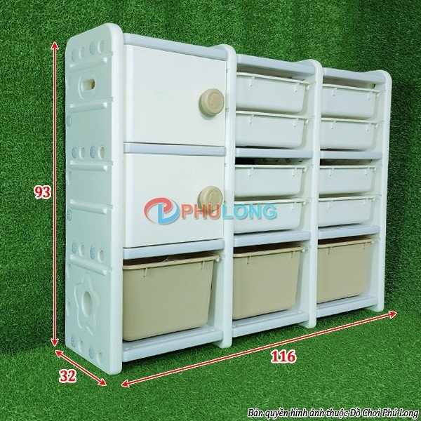 Kệ đựng đồ chơi cho bé bằng nhựa PL2507C