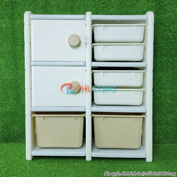 Kệ đựng đồ chơi cho bé bằng nhựa PL2507C