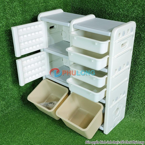 Kệ đựng đồ chơi cho bé bằng nhựa PL2507C
