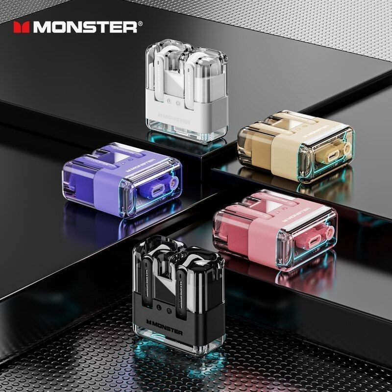 Tai nghe Bluetooth MONSTER XKT12 V5.3. Giảm tiếng ồn, chống nước IPX4.