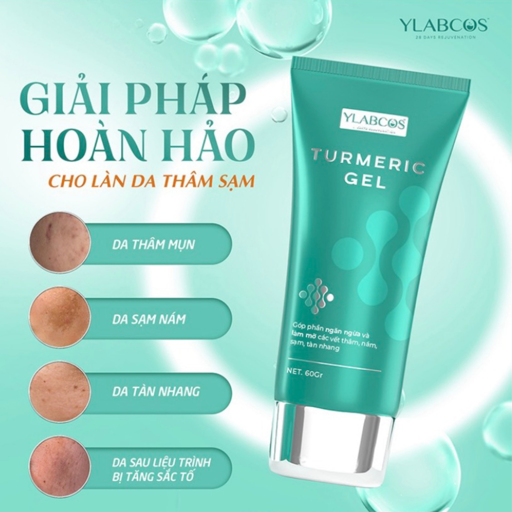Gel nám Dr Lacir, gel nám Turmeric Dr Lacir ngừa nám, mờ thâm sạm, tàn nhang, cho da tươi sáng, khỏe mạnh 60g