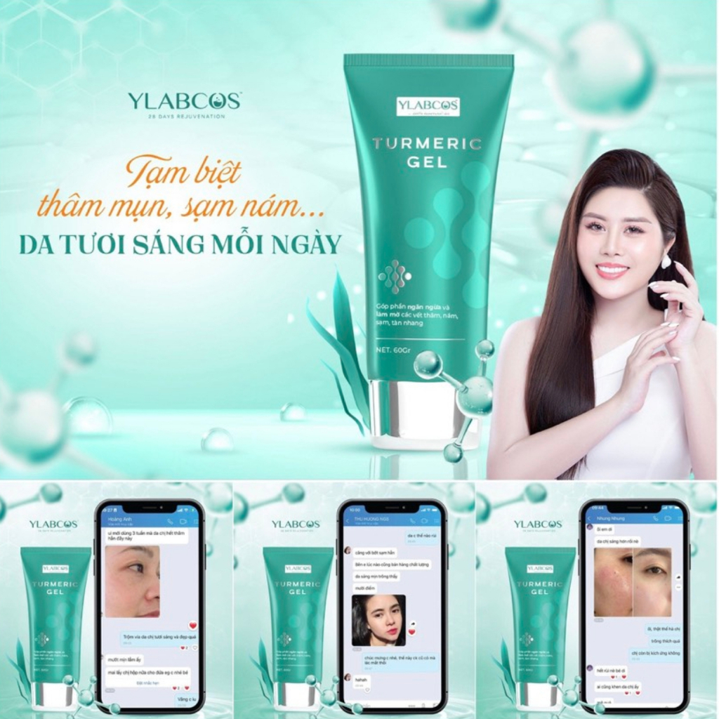 Gel nám Dr Lacir, gel nám Turmeric Dr Lacir ngừa nám, mờ thâm sạm, tàn nhang, cho da tươi sáng, khỏe mạnh 60g