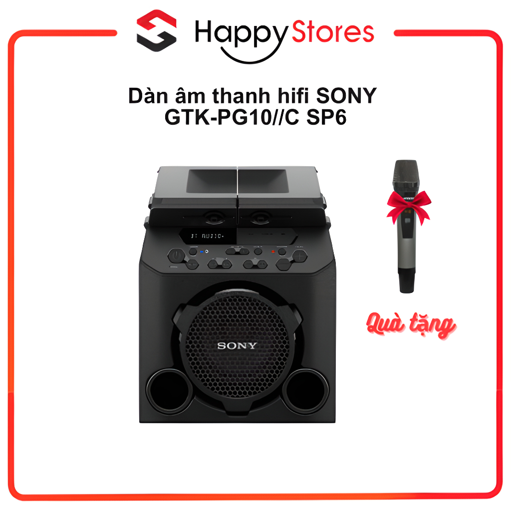 Dàn Âm Thanh Hifi Sony GTK-PG10 Bảo Hành Chính Hãng 12 Tháng