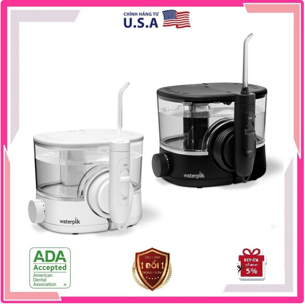 Máy Tăm Nước Waterpik ION Cordless Water Flosser | Waterpik WF-11 máy tăm nước để bàn sử dụng Pin di động