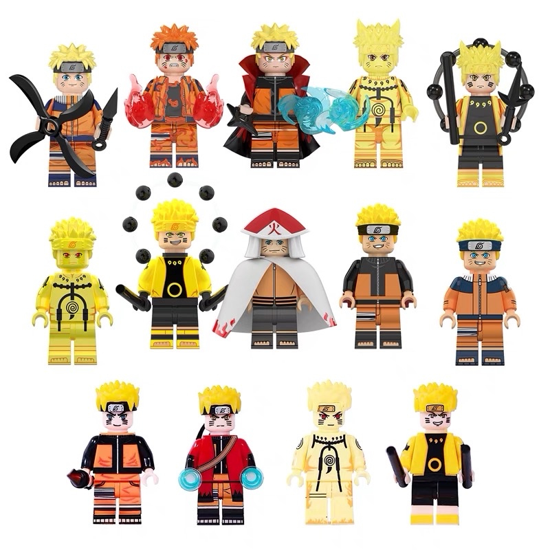 Mô hình Minifigures NaRuTo Các Nhân Vật Tổng Hợp Anime