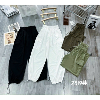 Quần kaki túi hộp Hiphop ống rộng xuông dài Quần túi hộp nữ ống suông rộng cạp cao
