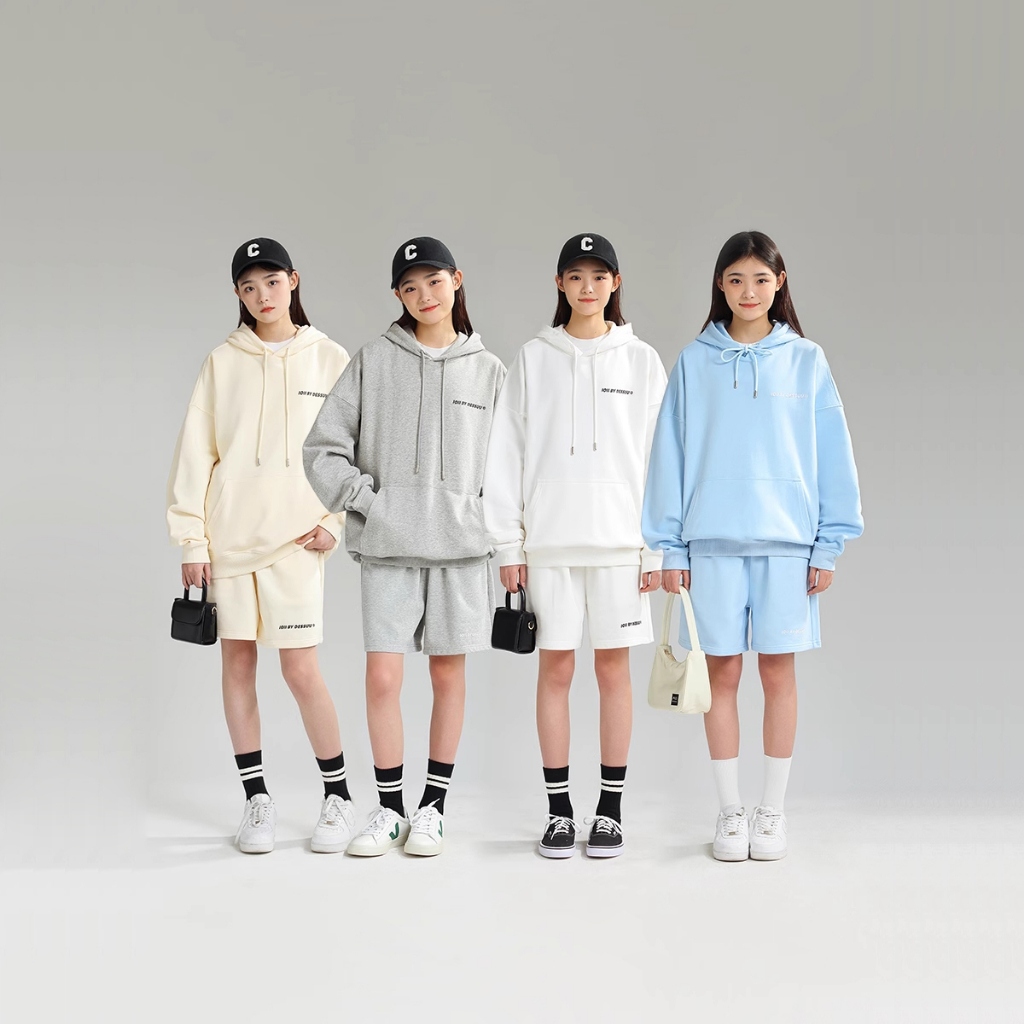 Áo Hoodie Dessu 3 màu sắc in chữ 1011 by dessuu