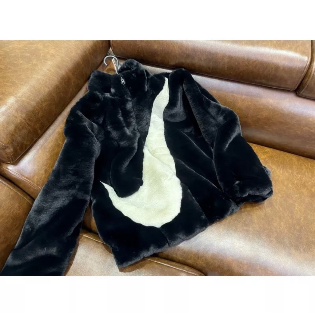 Áo Khoác NIKE Áo Khoác Lông Cừu 2 Lớp siêu ấm Thời Trang Mùa Đông- Lông cừu cao câp xuất Khâu-K1-Hot trend 2023