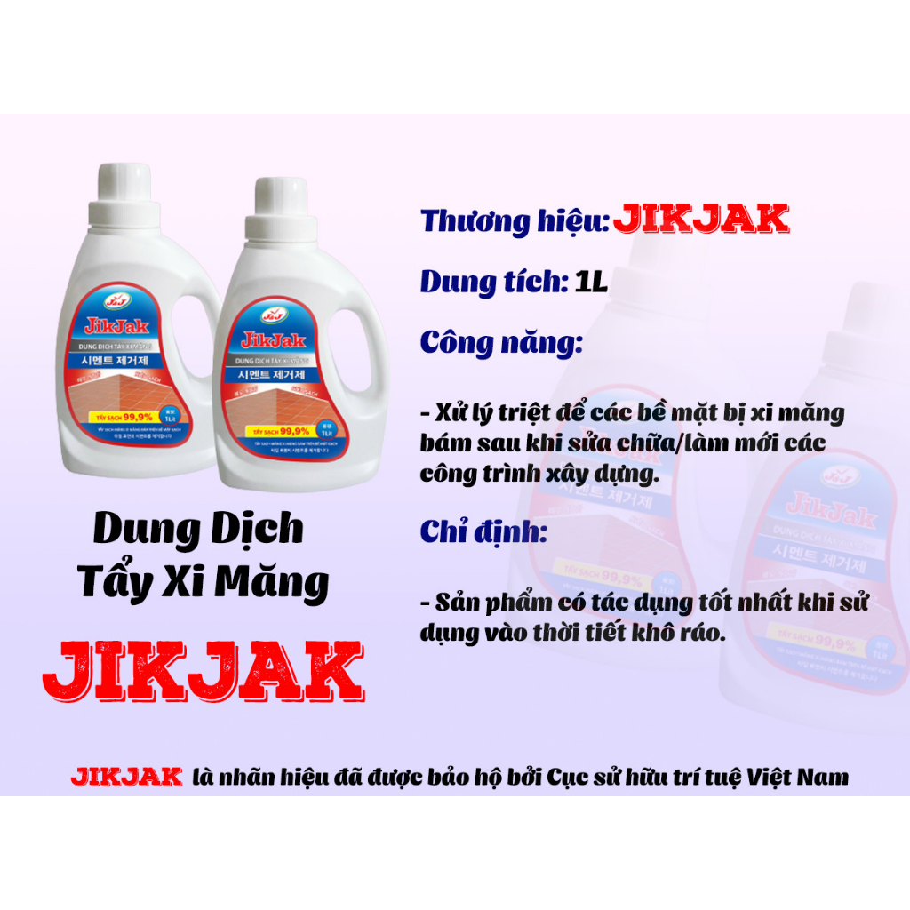 Hợp Chất Tẩy xi măng