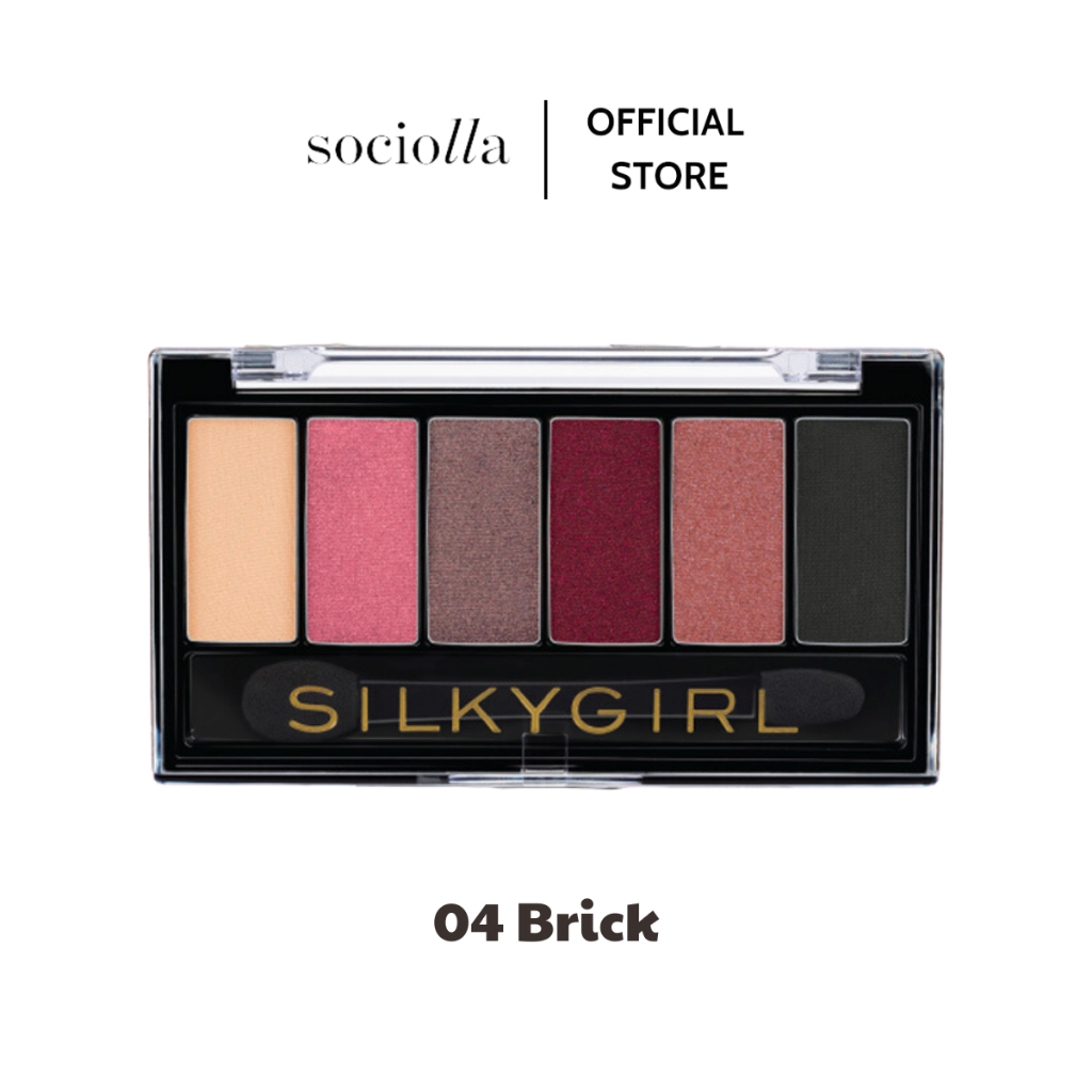 [HSD T5/2024] Bảng Phấn Mắt 6 Ô Silkygirl Truly Nude Eye Palette