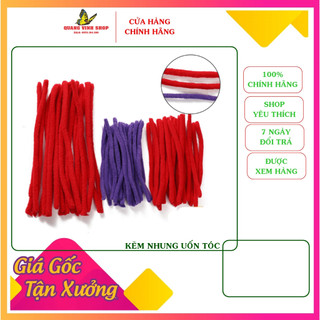 Kẽm nhung uốn tóc sợi to uốn sợi Kẽm Ruffled