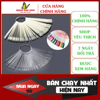 Móng que vuông tập sơn làm bảng màu