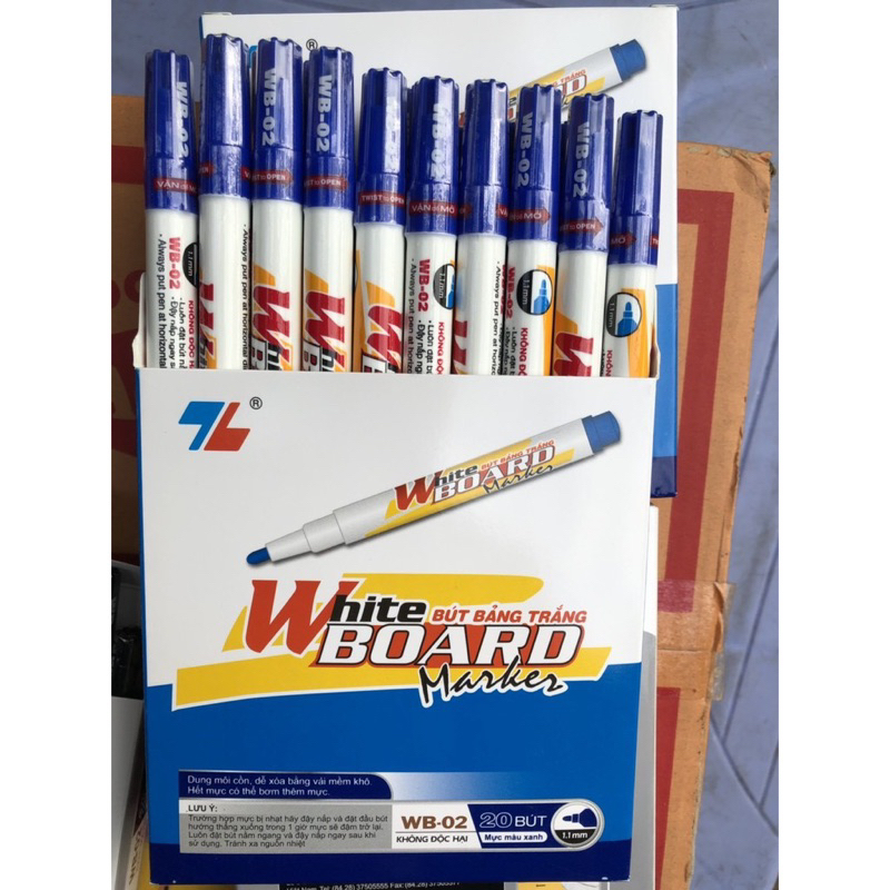 Bút dạ bảng Thiên Long nhỏ WB-02, bút viết bảng trắng