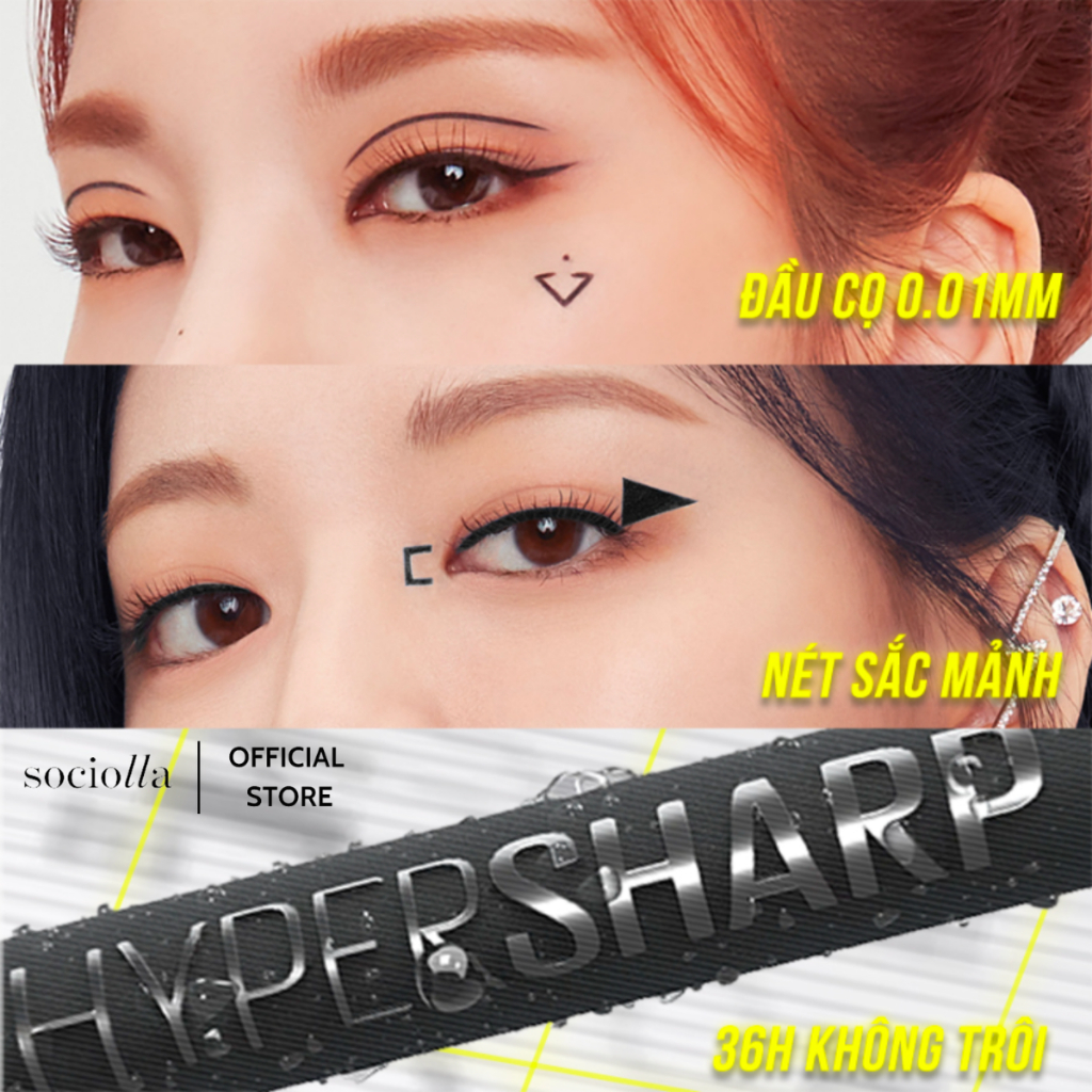 MAYBELLINE Kẻ Mắt Hyper Sharp Liner Extreme Không Lem Trôi