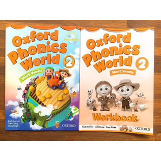 Sách - khổ a4 - [tặng file nghe + video) oxford phonics world - level 2