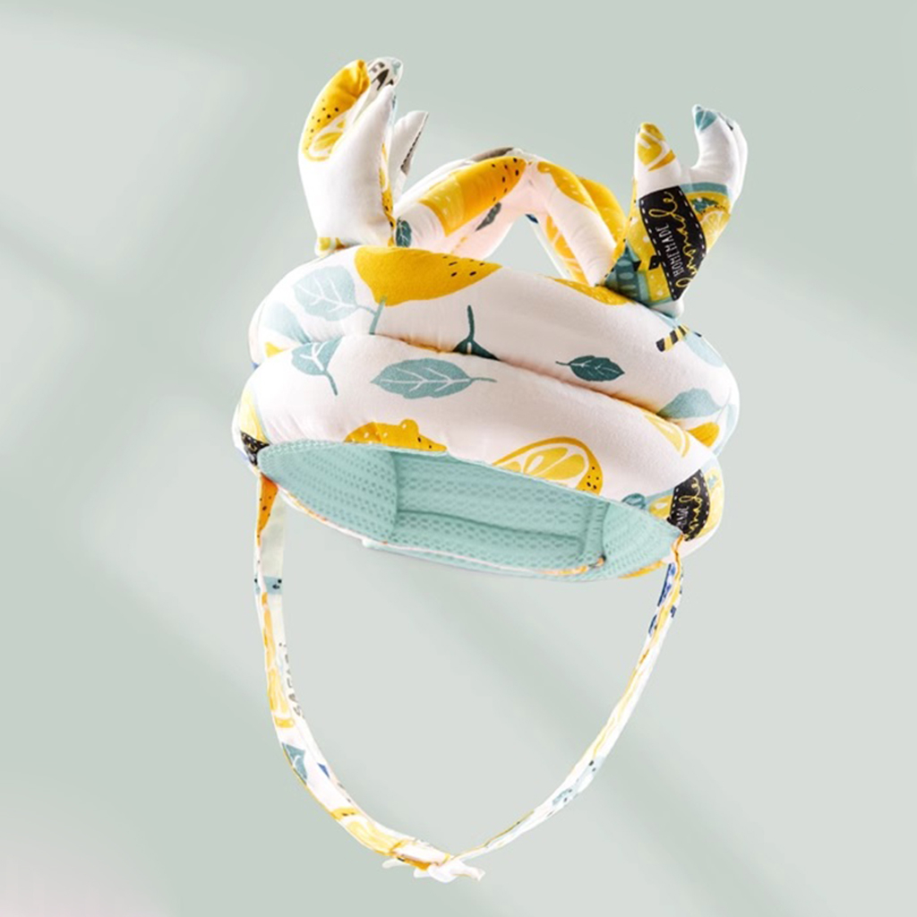 Mũ bảo vệ đầu cho bé tập đi - Mũ bảo hiểm cho bé hình Chanh sả