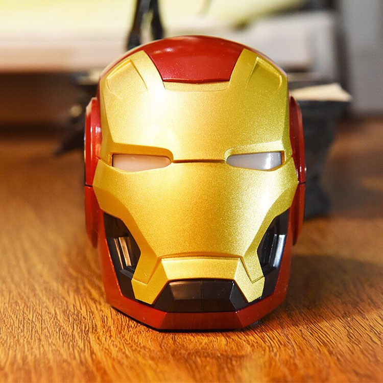 Loa Bluetooth công nghệ 5.0 Iron man âm thanh vòm 6D bass trầm pin 1200mAh Hỗ trợ FM , bảo hành 12 tháng