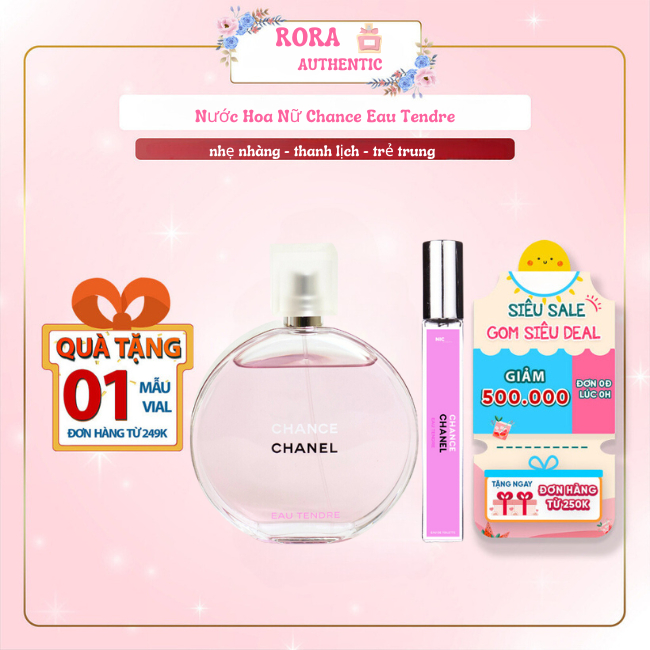 Nước Hoa Nữ Chance Eau Tendre nhẹ nhàng trẻ trung và thanh lịch