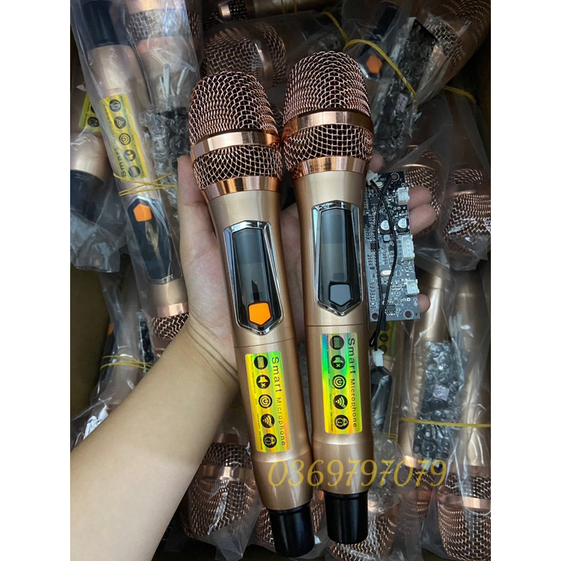 BỘ 2 TAY MICRO LOA KÉO KHÔNG DÂY M1 KÈM BO MẠCH MIC- CAM KẾT SẢN PHẨM CHẤT LƯỢNG