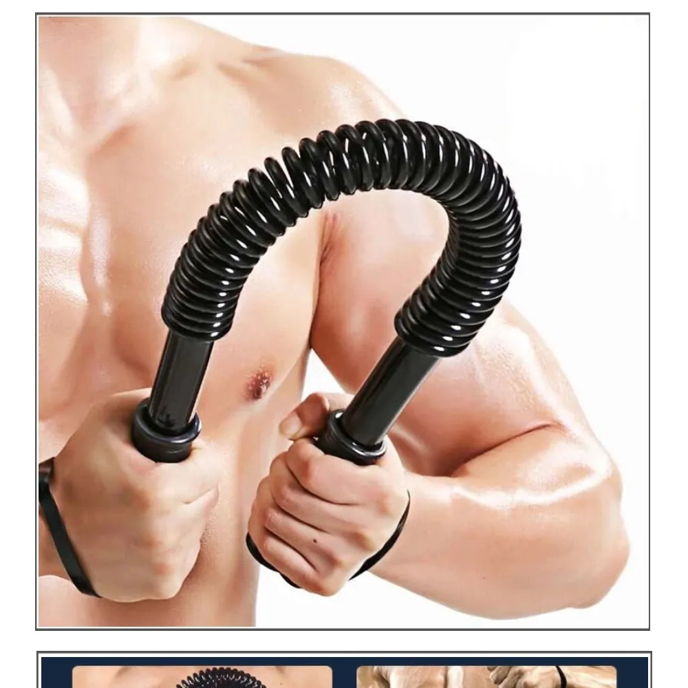 Gậy bẻ tập cơ tay ngực vai - thanh lò xo đàn hồi tập gym - lực bẻ 20kg 30kg 40kg 50kg 60kg 100kg - Chính hãng dododios