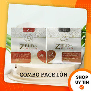 [Chính Hãng] Combo Kem Face Zelda Plus Dưỡng Trắng Da Ngừa Nám Ngày Đêm
