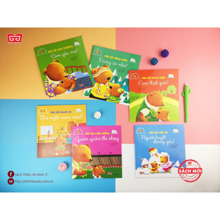 Sách - Bé học nói lời hay - Combo 6 cuốn bài học nói lời yêu thương cho trẻ 0 - 6 tuổi
