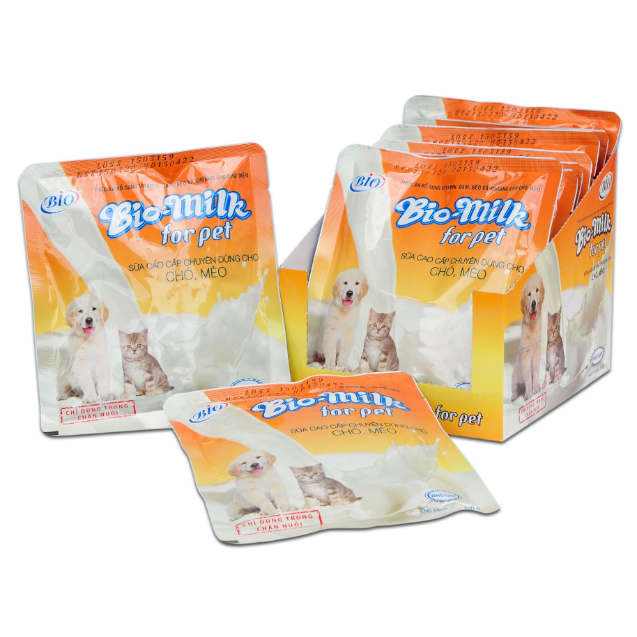 Sữa bột cho chó mèo con Bi-O Milk