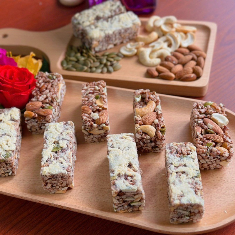 Thanh bánh gạo lứt chà bông ngũ cốc nguyên hạt ăn kiêng giảm cân người tiểu đường bà bầu ăn vặt 500gr