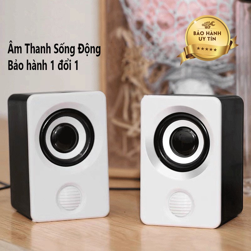 Loa Máy Tính Mini - Loa Để Bàn Âm Thanh Sống Động - Trung Thực LMT01