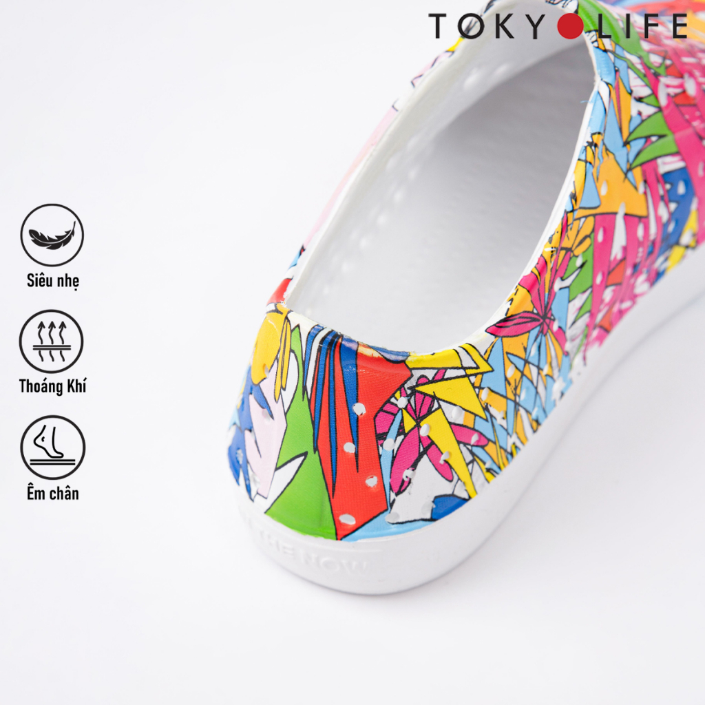 Giày nhựa thời trang nam nữ TOKYOLIFE chất liệu siêu nhẹ thoáng khí E8SHO002L