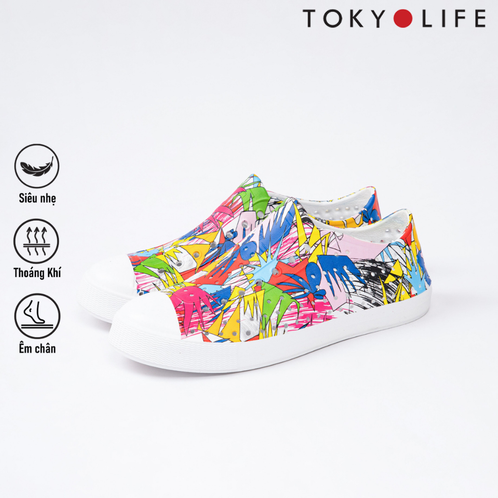 Giày nhựa thời trang nam nữ TOKYOLIFE chất liệu siêu nhẹ thoáng khí E8SHO002L
